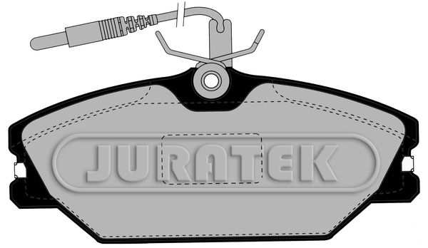 JURATEK Комплект тормозных колодок, дисковый тормоз JCP406
