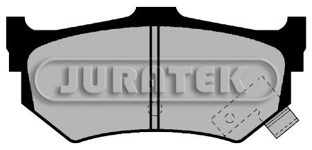 JURATEK Комплект тормозных колодок, дисковый тормоз JCP412