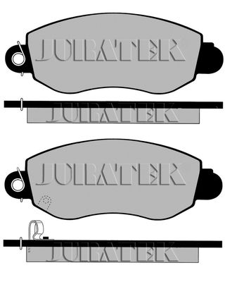 JURATEK Комплект тормозных колодок, дисковый тормоз JCP5167