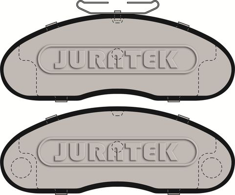 JURATEK Комплект тормозных колодок, дисковый тормоз JCP791