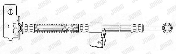 JURID Тормозной шланг 172823J