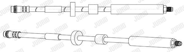 JURID Bremžu šļūtene 173110J