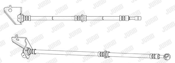 JURID Тормозной шланг 173179J