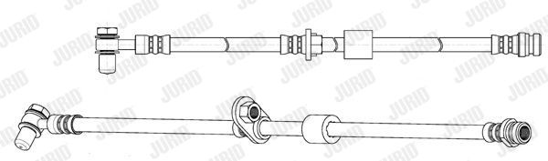 JURID Тормозной шланг 173236J