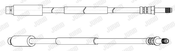 JURID Тормозной шланг 173306J