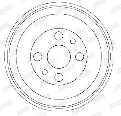 JURID Тормозной барабан 329019J