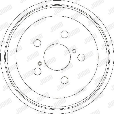 JURID Тормозной барабан 329092J