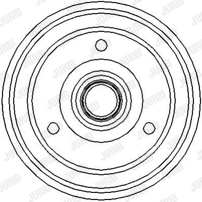 JURID Тормозной барабан 329115J