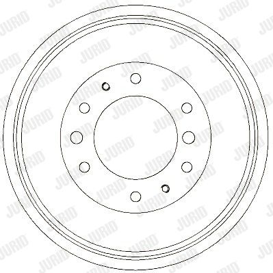 JURID Тормозной барабан 329295J