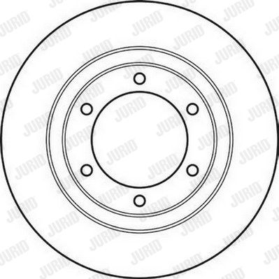 JURID Тормозной диск 561032JC