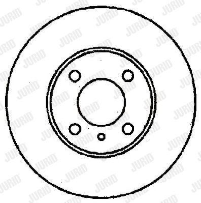 JURID Тормозной диск 561108J