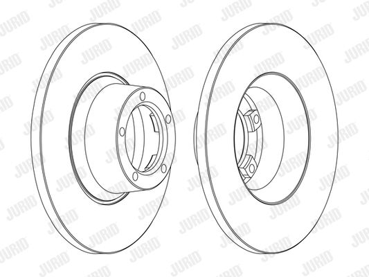 JURID Тормозной диск 561121J