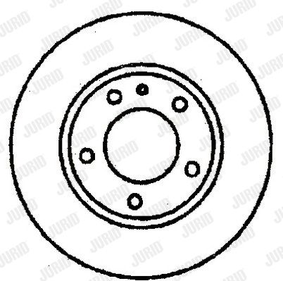 JURID Тормозной диск 561123J