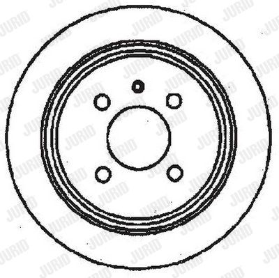 JURID Тормозной диск 561132J