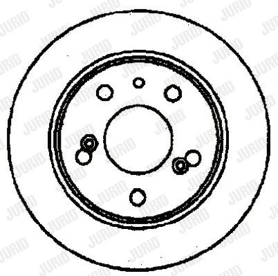 JURID Тормозной диск 561133J