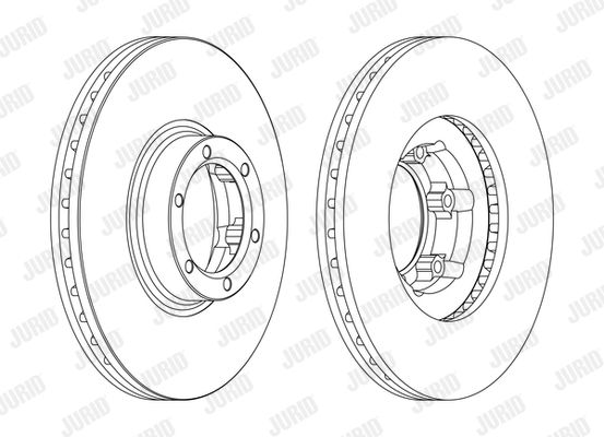 JURID Тормозной диск 561171J