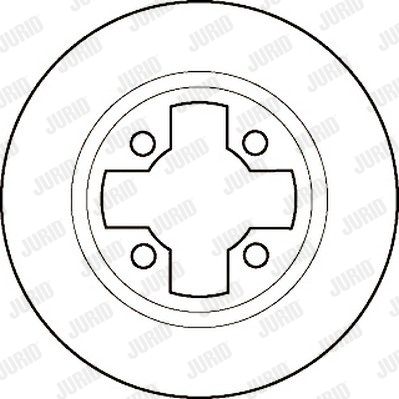 JURID Тормозной диск 561220J