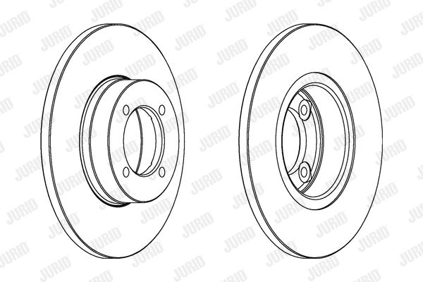 JURID Bremžu diski 561228J