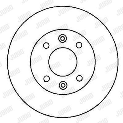 JURID Bremžu diski 561334J