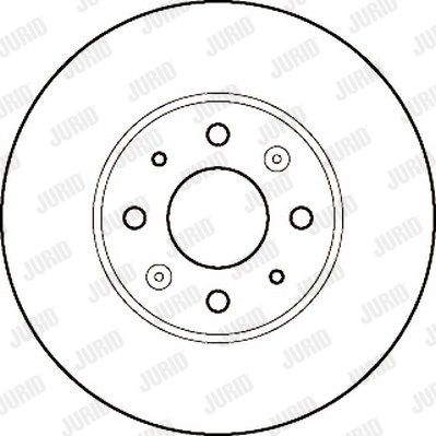 JURID Тормозной диск 561337J