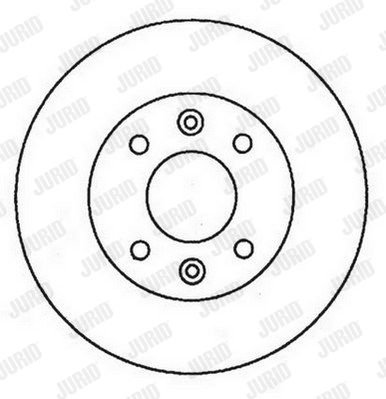 JURID Тормозной диск 561347J
