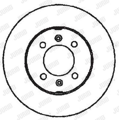 JURID Тормозной диск 561349J