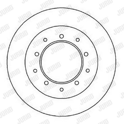 JURID Тормозной диск 561353JC
