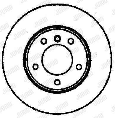 JURID Тормозной диск 561363J