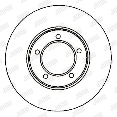 JURID Тормозной диск 561403J