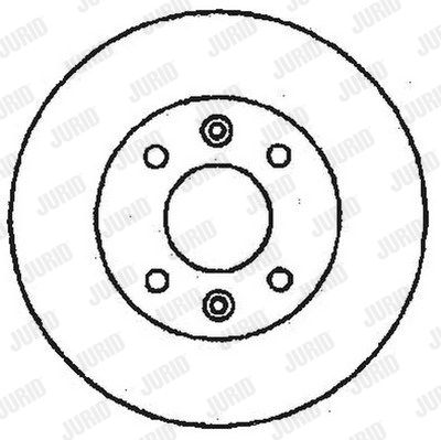 JURID Bremžu diski 561409JC