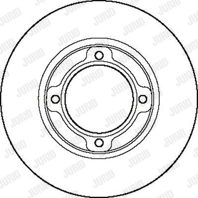 JURID Тормозной диск 561420J