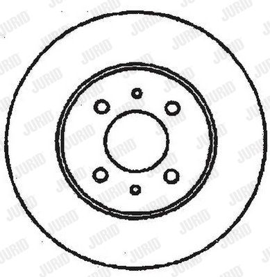 JURID Bremžu diski 561469JC