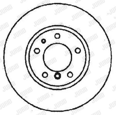 JURID Тормозной диск 561478J