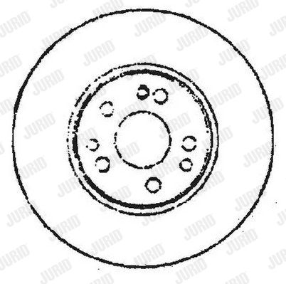 JURID Тормозной диск 561571J