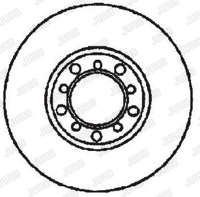JURID Тормозной диск 561576J