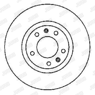 JURID Тормозной диск 561596JC