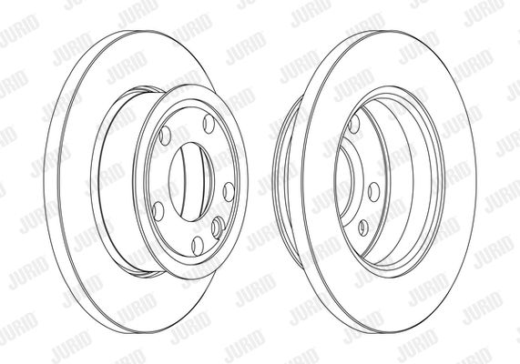 JURID Тормозной диск 561609J