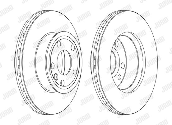 JURID Тормозной диск 561610JC