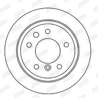 JURID Тормозной диск 561668J