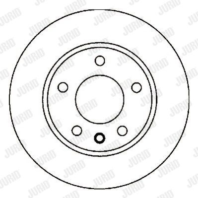 JURID Тормозной диск 561669J