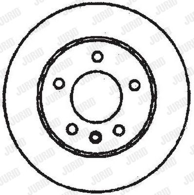 JURID Тормозной диск 561695J