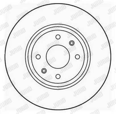 JURID Тормозной диск 561705JC