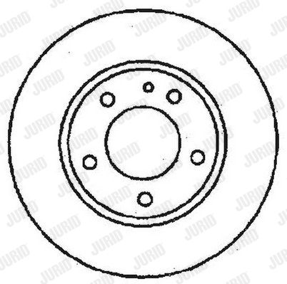 JURID Тормозной диск 561717J