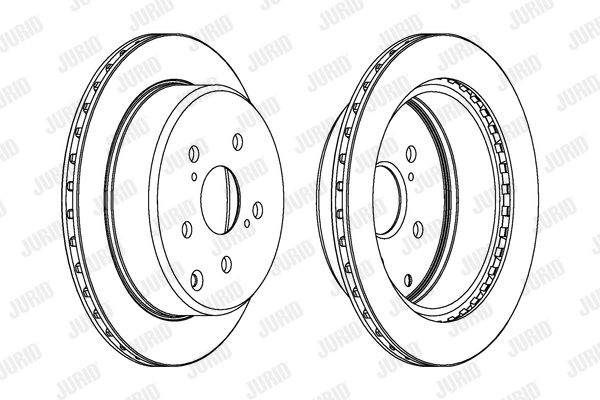 JURID Тормозной диск 561738J