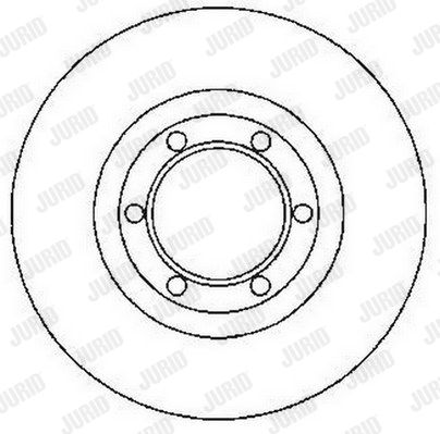 JURID Тормозной диск 561765J