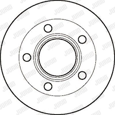 JURID Тормозной диск 561883J