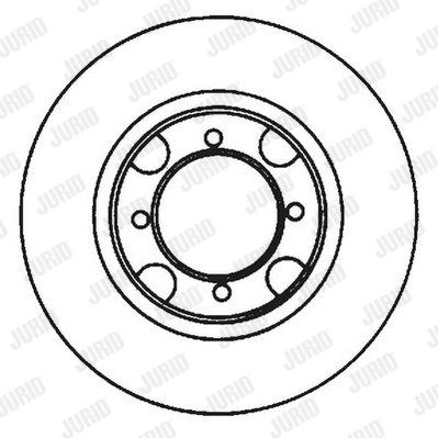 JURID Тормозной диск 561884J