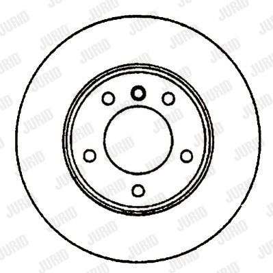 JURID Bremžu diski 561965J