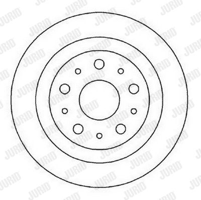 JURID Тормозной диск 562017JC