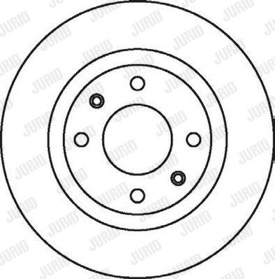 JURID Тормозной диск 562044JC